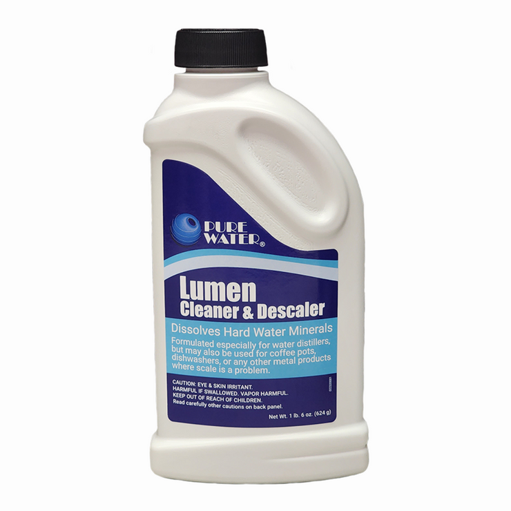 Lumen Water Distiller Cleaner & Descaler, 1 Bottle *MUST SHIP FedEx*